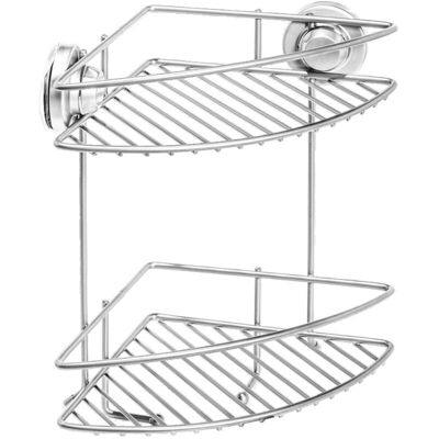 METAFORM - Angolare Doccia Doppio Mensola Detergenti Accessori Bagno Shower Lock METAFORM - Angolare Doccia Doppio Mensola Detergenti Accessori Bagno Shower Lock