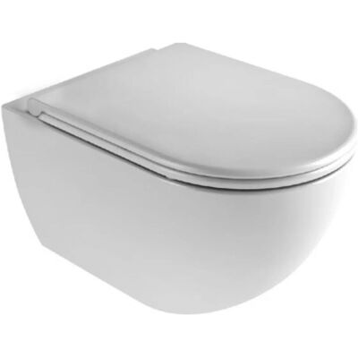 AZZURRA Vaso Sospeso Porcellana Bianco - Serie: Comoda (senza Coprivaso) - AZZURRA Vaso Sospeso Porcellana Bianco - Serie: Comoda (senza Coprivaso) -