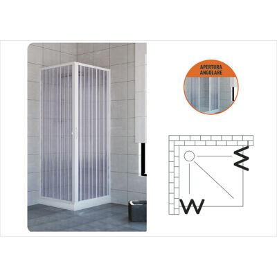 BRIXO Box Doccia In Pvc Delfino 80x80 BRIXO Box Doccia In Pvc Delfino 80x80