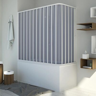 FORTE Idralite - Sopravasca In Pvc A Soffietto H 150 Mod. Santorini Laterale 70x150 Cm FORTE Idralite - Sopravasca In Pvc A Soffietto H 150 Mod. Santorini Laterale 70x150 Cm