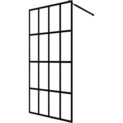 VIDAXL Cabina Doccia Con Schermo In Vetro Temperato Glassato 118x190cm - VIDAXL Cabina Doccia Con Schermo In Vetro Temperato Glassato 118x190cm -