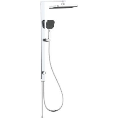 AQUASANIT Colonna Doccia Conny 3 Getti Con Deviatore Asta Piatta Cromata AQUASANIT Colonna Doccia Conny 3 Getti Con Deviatore Asta Piatta Cromata