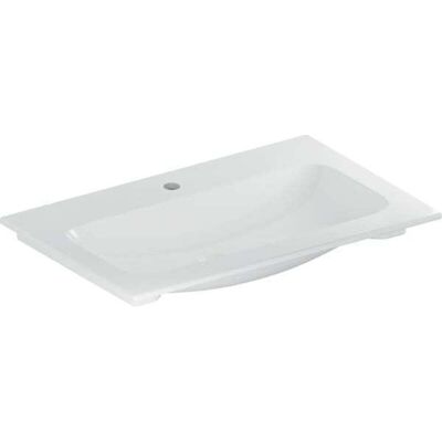 Lavabo Geberit iCon Light - 75x48cm, Foro al centro, Senza troppo pieno Lavabo Geberit iCon Light - 75x48cm, Foro al centro, Senza troppo pieno