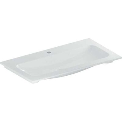 Lavabo Geberit iCon Light 90x48cm, foro del miscelatore al centro, bianco - Lavabo Lavabo Geberit iCon Light 90x48cm, foro del miscelatore al centro, bianco - Lavabo