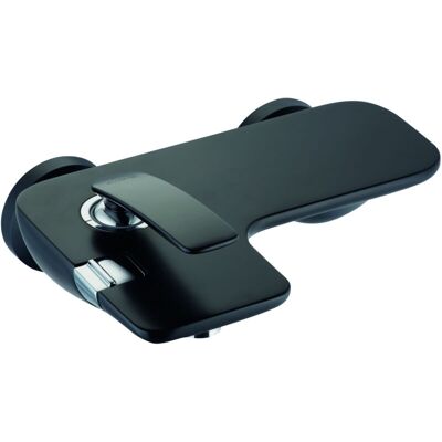 Miscelatore monocomando nero per vasca e doccia - Rubinetto a leva unica Miscelatore monocomando nero per vasca e doccia - Rubinetto a leva unica