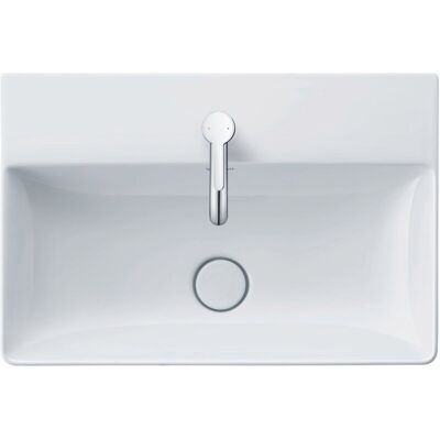 Lavabo Duravit DuraSquare Compatto - Rettangolare, 1 Foro per Rubinetto, Senza Troppo Pieno Lavabo Duravit DuraSquare Compatto - Rettangolare, 1 Foro per Rubinetto, Senza Troppo Pieno