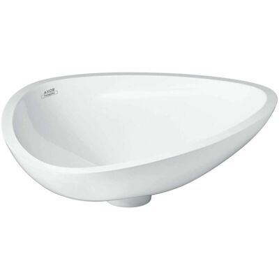 Lavabo AXOR Massaud di Hansgrohe - Mineralguss, Bianco, 570x450mm Lavabo AXOR Massaud di Hansgrohe - Mineralguss, Bianco, 570x450mm
