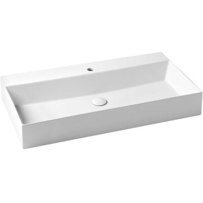 AZZURRA Lavabo Elegance Sospeso/appoggio 102x45 Monoforo In Ceramica AZZURRA Lavabo Elegance Sospeso/appoggio 102x45 Monoforo In Ceramica