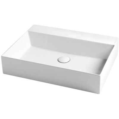AZZURRA - Lavabo Elegance Sospeso/appoggio 60x45 Senza Foro In Ceramica AZZURRA - Lavabo Elegance Sospeso/appoggio 60x45 Senza Foro In Ceramica