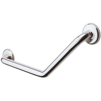 METAFORM Maniglione Bagno Di Sicurezza A 45° Angolare In Acciaio Inox Safe Medium METAFORM Maniglione Bagno Di Sicurezza A 45° Angolare In Acciaio Inox Safe Medium