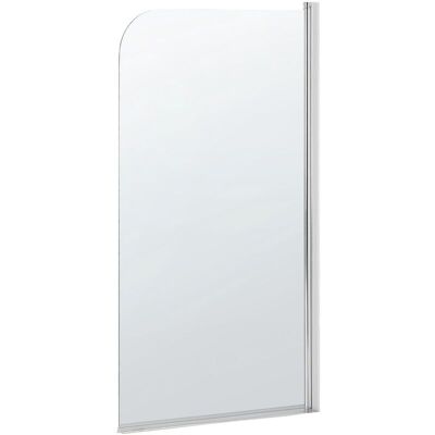 BELIANI Paradoccia In Vetro Temperato Trasparente E Alluminio 140 X 70 Cm Lapan BELIANI Paradoccia In Vetro Temperato Trasparente E Alluminio 140 X 70 Cm Lapan