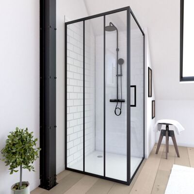 AURLANE - Parete Di Ritorno Per Porta Doccia - 80x200 Cm - Crushx Retour 80cm AURLANE - Parete Di Ritorno Per Porta Doccia - 80x200 Cm - Crushx Retour 80cm
