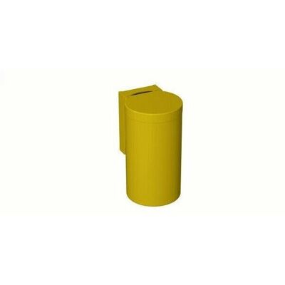 Hewi 477 Contenitore rifiuti - Coperchio a cerniera, 6L, Giallo senape - Contenitore Hewi 477 Contenitore rifiuti - Coperchio a cerniera, 6L, Giallo senape - Contenitore