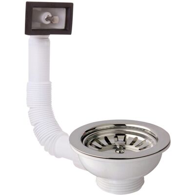 OEM Piletta Picnic Per Lavello Con Foro 90mm E Troppo Pieno In Polipropilene Omp Tea 133.605.6 OEM Piletta Picnic Per Lavello Con Foro 90mm E Troppo Pieno In Polipropilene Omp Tea 133.605.6