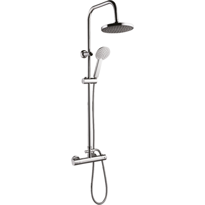 ESSEBAGNO Essemika Colonna Doccia Cromata Con Comando Termostatico ESSEBAGNO Essemika Colonna Doccia Cromata Con Comando Termostatico