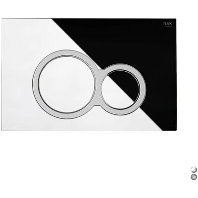 RAK CERAMICS Placca Di Comando Mod. Rotonda Per Cassetta Rak Ecofix Cromo - Matt Cromo RAK CERAMICS Placca Di Comando Mod. Rotonda Per Cassetta Rak Ecofix Cromo - Matt Cromo
