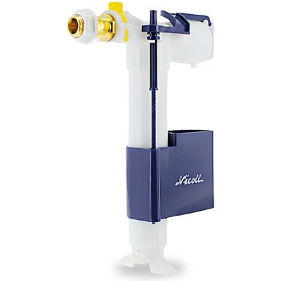 NICOLL Valvola A Galleggiante Alimentazione Laterale 12x17 Serbatoio Incassato , Altezza 230 Mm NICOLL Valvola A Galleggiante Alimentazione Laterale 12x17 Serbatoio Incassato , Altezza 230 Mm