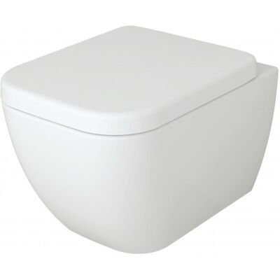 Bernstein Wc Sospeso Senza Brida 101r - Sedile Con Tecnologia Softclose - Bianco Lucido Bernstein Wc Sospeso Senza Brida 101r - Sedile Con Tecnologia Softclose - Bianco Lucido