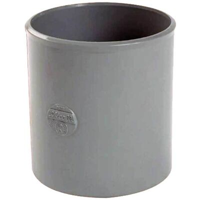 NICOLL Manicotto Con Battente Ad Incollaggio In Pvc Ø100 Mm NICOLL Manicotto Con Battente Ad Incollaggio In Pvc Ø100 Mm