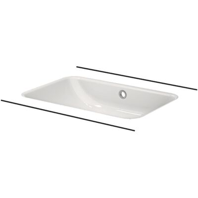 Bette A136 Lavabo rettangolare bianco sotto piano Bette A136 Lavabo rettangolare bianco sotto piano