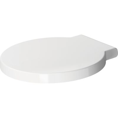 Sedile WC Duravit Starck 1 Cerniere in acciaio inox - Bianco Sedile WC Duravit Starck 1 Cerniere in acciaio inox - Bianco