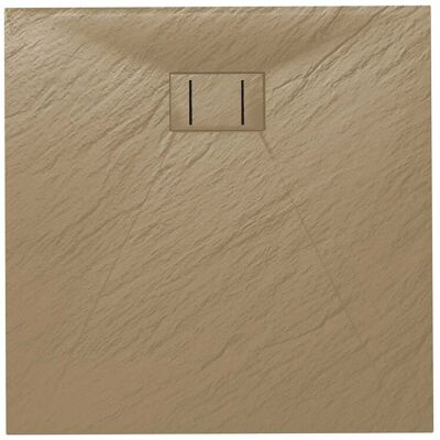 IDRALITE - Piatto Doccia Tortora Effetto Pietra Mod. Blend 80x80 Cm Quadrato IDRALITE - Piatto Doccia Tortora Effetto Pietra Mod. Blend 80x80 Cm Quadrato