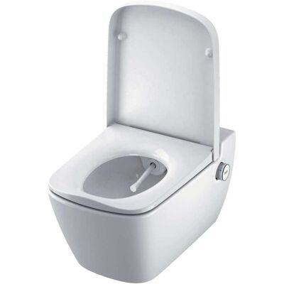 TECE one - Wc Sospeso Con Erogatore Bidet E Copriwater Softclose, Rimless, Bianco oneset TECE one - Wc Sospeso Con Erogatore Bidet E Copriwater Softclose, Rimless, Bianco oneset