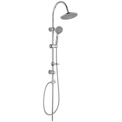 VDS "set Colonna Doccia Monogetto """"smart Tonda"""" Cromo Con Deviatore 1/2" VDS "set Colonna Doccia Monogetto """"smart Tonda"""" Cromo Con Deviatore 1/2"