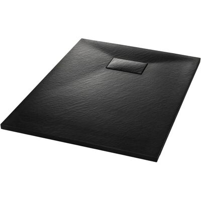 VIDAXL Piatto Doccia In Smc Nero 100x70 Cm - VIDAXL Piatto Doccia In Smc Nero 100x70 Cm -