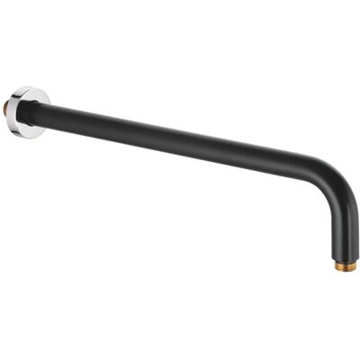 Braccio doccia Kludi A-qa - 400mm, Nero/Cromo Braccio doccia Kludi A-qa - 400mm, Nero/Cromo