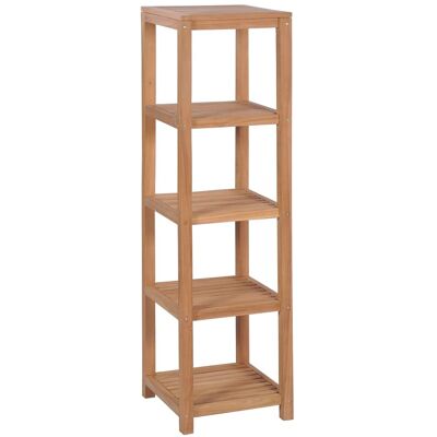 HELLOSHOP26 - Mensola Per Mobili Di Design Mensola Per Bagno A 4 Ripiani In Teak Massello 165 Cm Beige 2702058/2 HELLOSHOP26 - Mensola Per Mobili Di Design Mensola Per Bagno A 4 Ripiani In Teak Massello 165 Cm Beige 2702058/2