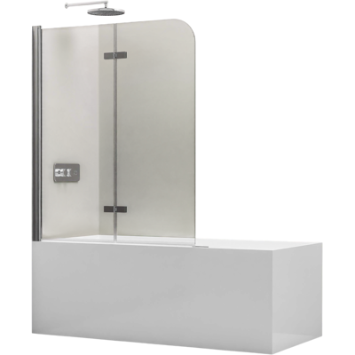 Bernstein - Parete Per Vasca Due Ante In Vetro Trasparente Nano Ex209 - 1200 X 1400 X 6 Mm Bernstein - Parete Per Vasca Due Ante In Vetro Trasparente Nano Ex209 - 1200 X 1400 X 6 Mm