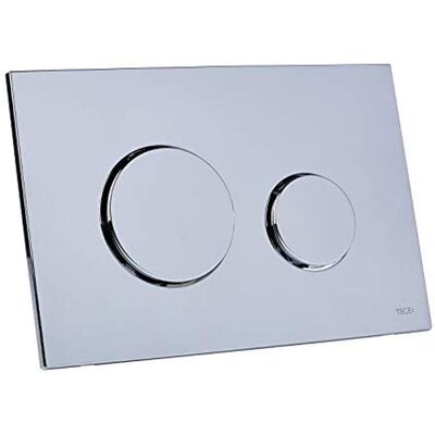 TECE Placca Design Cromo Lucido Sottile Doppio Scarico Cassetta 9240626 TECE Placca Design Cromo Lucido Sottile Doppio Scarico Cassetta 9240626