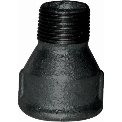 CODITAL Manicotto Ridotto 50x60 / 33x42, Maschio Femmina Nero CODITAL Manicotto Ridotto 50x60 / 33x42, Maschio Femmina Nero