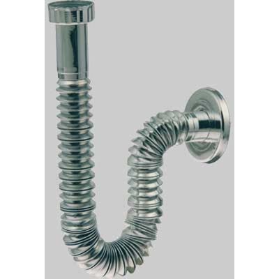 VDS "tubo Estensibile E Flessibile Cromato Con Rosone 1""1/4 X 32" VDS "tubo Estensibile E Flessibile Cromato Con Rosone 1""1/4 X 32"