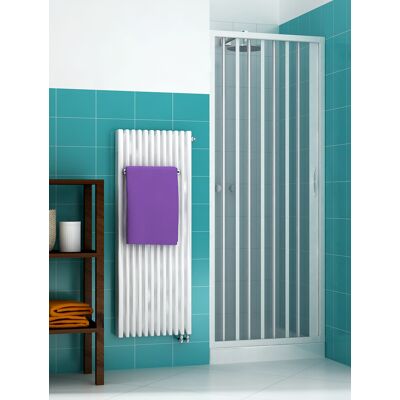 PINTO - Cabina doccia in PVC - Kit fai da te - Apertura laterale reversibile - 80x185cm PINTO - Cabina doccia in PVC - Kit fai da te - Apertura laterale reversibile - 80x185cm