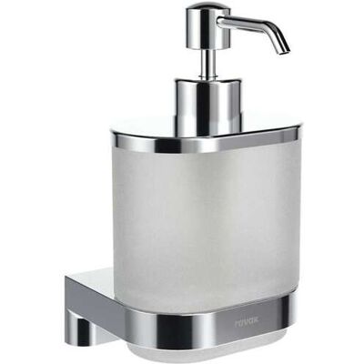 RAVAK Chrome - Dispenser Di Sapone Con Supporto, Vetro/cromo X07p1367 RAVAK Chrome - Dispenser Di Sapone Con Supporto, Vetro/cromo X07p1367