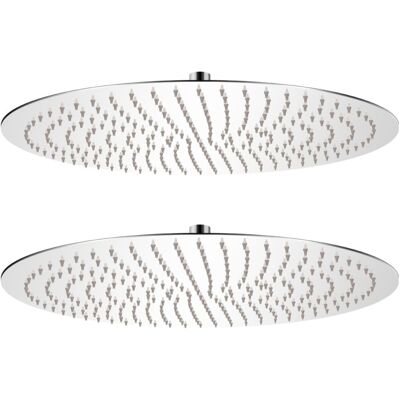 Testa doccia pioggia in acciaio inossidabile 50cm vidaXL - Testa di doccia Testa doccia pioggia in acciaio inossidabile 50cm vidaXL - Testa di doccia