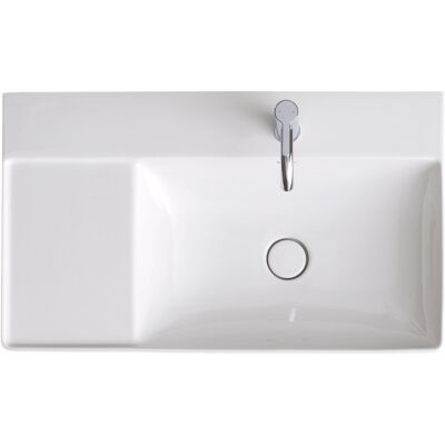 Lavabo Duravit DuraSquare da parete - Rettangolare 800mm - Bianco Lavabo Duravit DuraSquare da parete - Rettangolare 800mm - Bianco