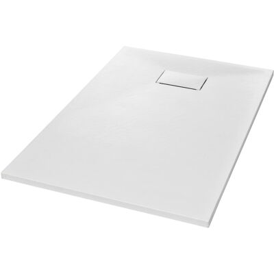 VIDAXL Piatto Doccia In Smc Bianco 120x70 Cm VIDAXL Piatto Doccia In Smc Bianco 120x70 Cm
