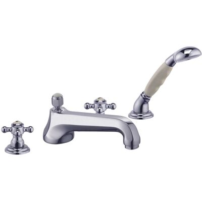 Kludi Wannenfüllbatterie - Riempitore da bagno con 4 fori - Bath Filler and Shower Mixer Kludi Wannenfüllbatterie - Riempitore da bagno con 4 fori - Bath Filler and Shower Mixer