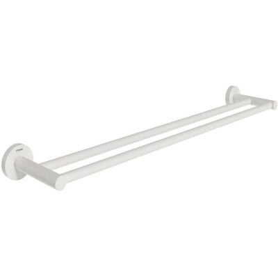 RAVAK Kona - Portasciugamani, Lunghezza 65 Cm, Bianco Opaco X07p1317 RAVAK Kona - Portasciugamani, Lunghezza 65 Cm, Bianco Opaco X07p1317