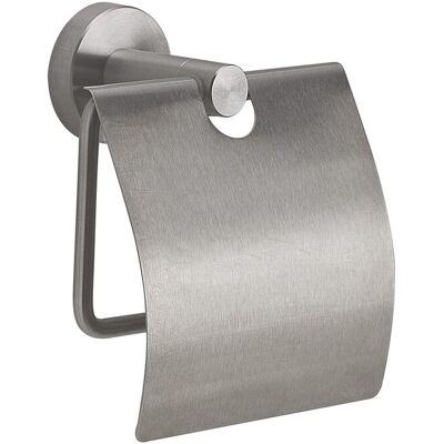 KIAMAMI VALENTINA Portarotolo Coperto In Acciaio Inox Spazzolato Loto KIAMAMI VALENTINA Portarotolo Coperto In Acciaio Inox Spazzolato Loto