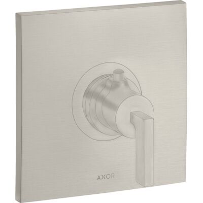 Hansgrohe Axor Citterio Termostato - Acciaio Inox Ottico - 59 l/min Alto Flusso Hansgrohe Axor Citterio Termostato - Acciaio Inox Ottico - 59 l/min Alto Flusso