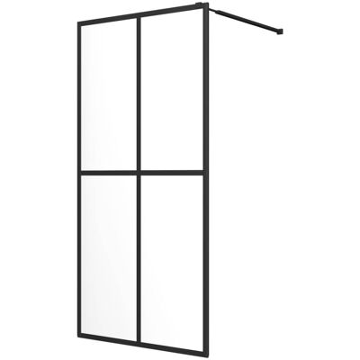 VIDAXL - Cabina Doccia Con Vetro Temperato Trasparente 140x195 Cm VIDAXL - Cabina Doccia Con Vetro Temperato Trasparente 140x195 Cm