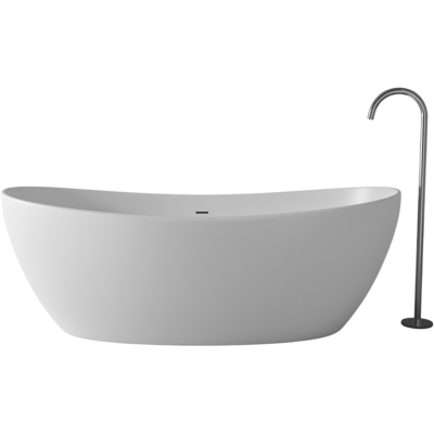 Bernstein - Vasca Da Bagno Freestanding Hawaii Stone - 180 X 85 Cm - Opaca O Lucida Opaca Bernstein - Vasca Da Bagno Freestanding Hawaii Stone - 180 X 85 Cm - Opaca O Lucida Opaca