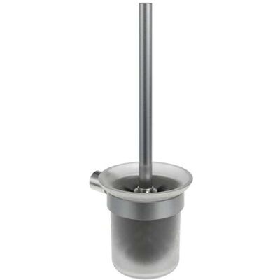 RAVAK Fold - Scopino Wc A Parete Con Supporto, Vetro/acciaio Inox Spazzolato X07p1348 RAVAK Fold - Scopino Wc A Parete Con Supporto, Vetro/acciaio Inox Spazzolato X07p1348
