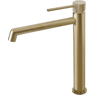 ESSEBAGNO Esseline Miscelatore Per Lavabo Alto In Oro Spazzolato ESSEBAGNO Esseline Miscelatore Per Lavabo Alto In Oro Spazzolato