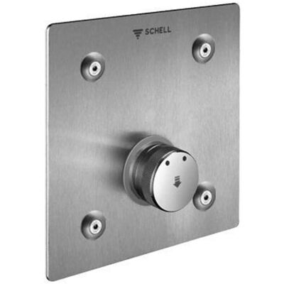 Set Doccia Schell Linus Acciaio Inox - Chiusura Automatica Set Doccia Schell Linus Acciaio Inox - Chiusura Automatica