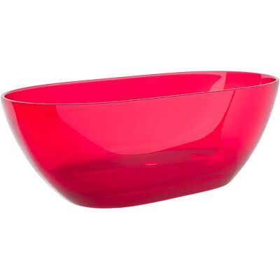 Unique Vasca Da Bagno Freestanding Traslucida - 160 X 72 X 56 Cm - Resina - Rossa - 292 L - Spavo Unique Vasca Da Bagno Freestanding Traslucida - 160 X 72 X 56 Cm - Resina - Rossa - 292 L - Spavo